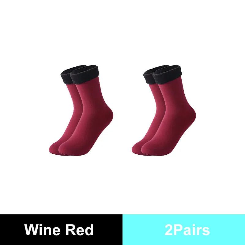 Warm Solid Women Socks