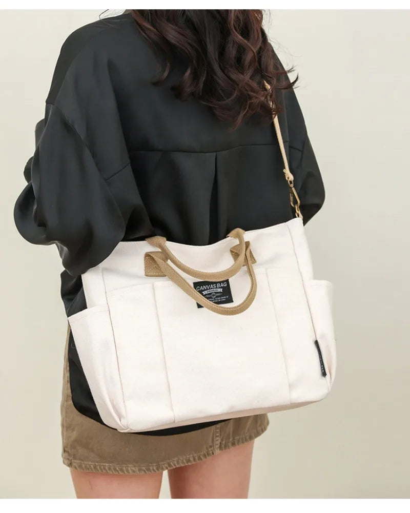 Single Shoulder Diagonal Cross Portable Tote Bag