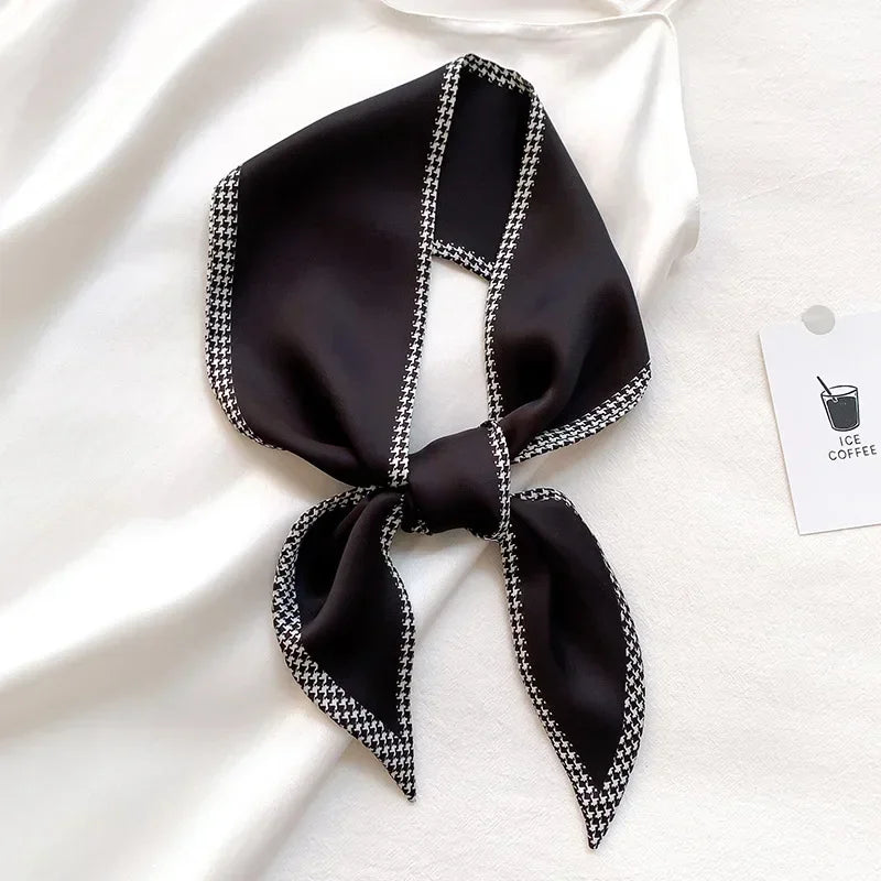 Fashion Print Hair Ribbon Scarf