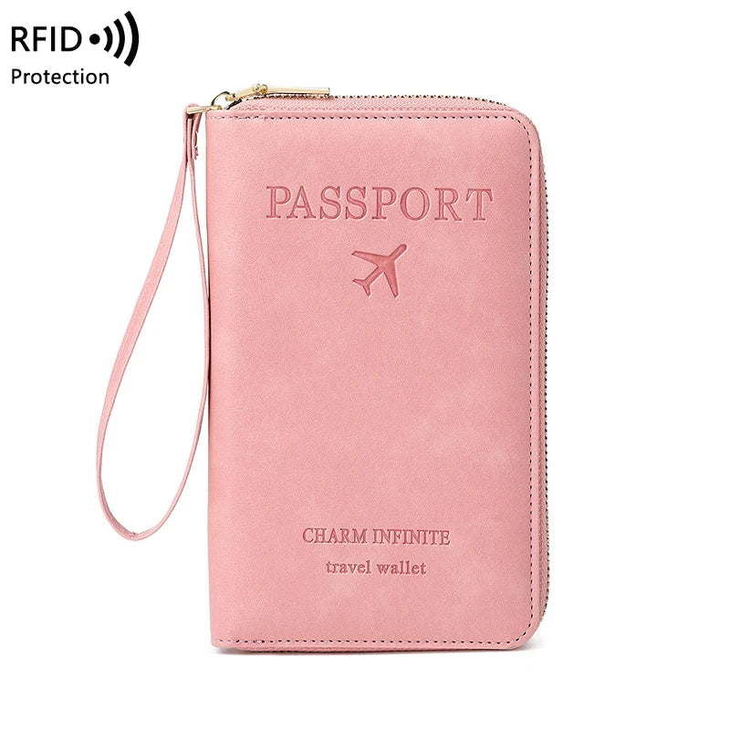 Blocking Passport Holder, Travel Wallet, Ticket, Credit Card Bag