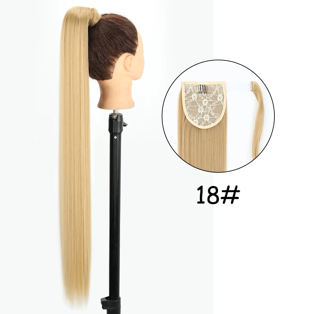 34inches Synthetic Ponytail Hair Extension