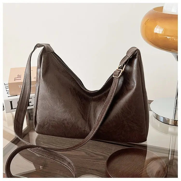 Leather Commuter Fashion Vintage Casual Tote Bag