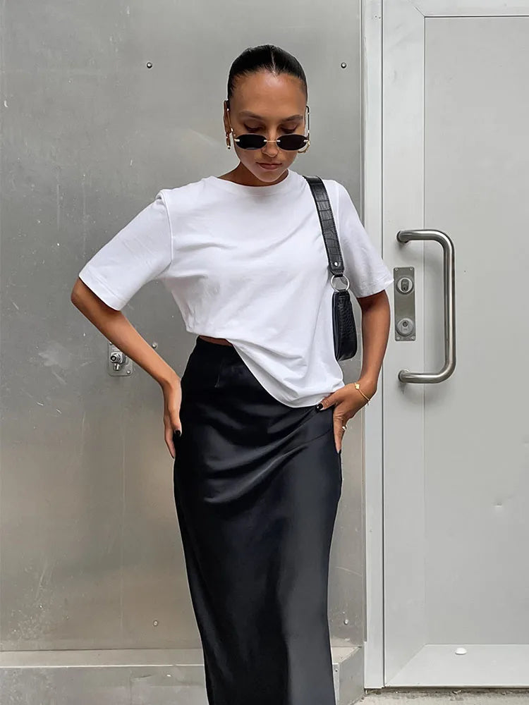 Slim High Waist Skirts Women