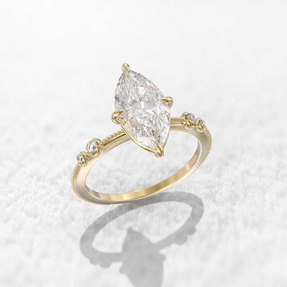 Crystal Marquise Cubic Zirconia Ring