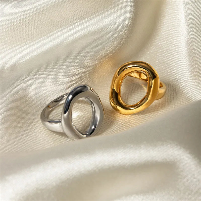 Stainless Steel Chunky Ring