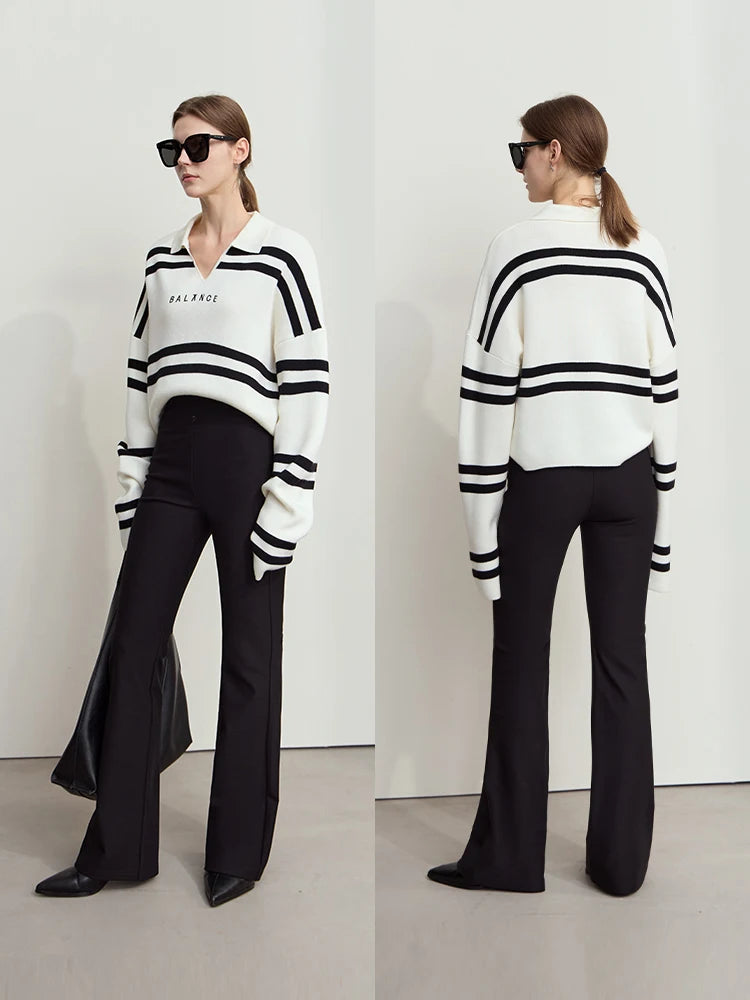 Minimalist Casual Comfortable Flared Leggings for Women
