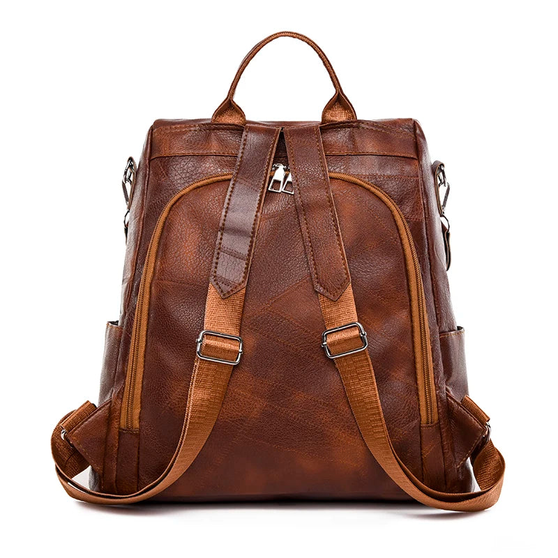 3-in-1 Women Backpacks Vintage Female Shoulder Bags