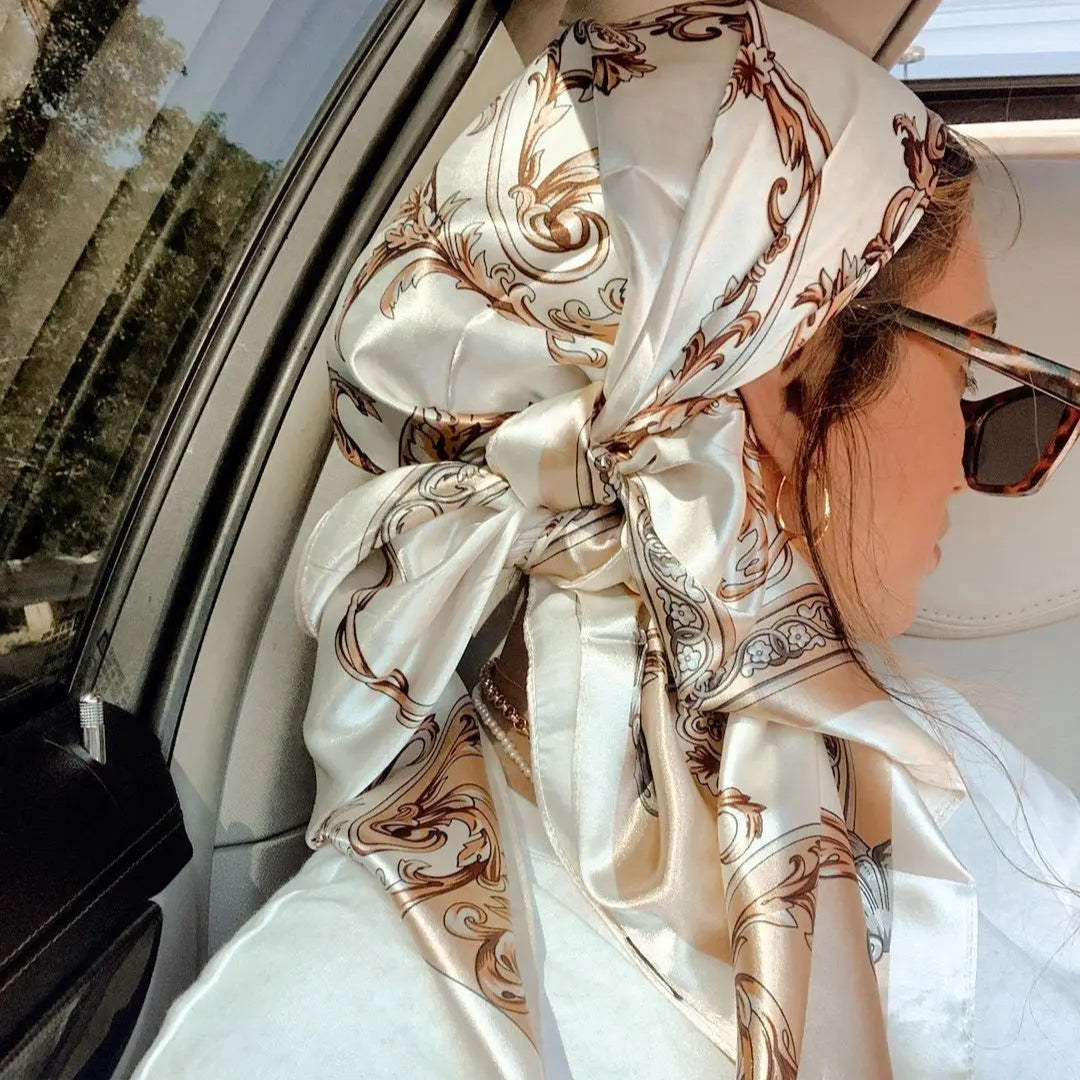 Satin Square Scarf