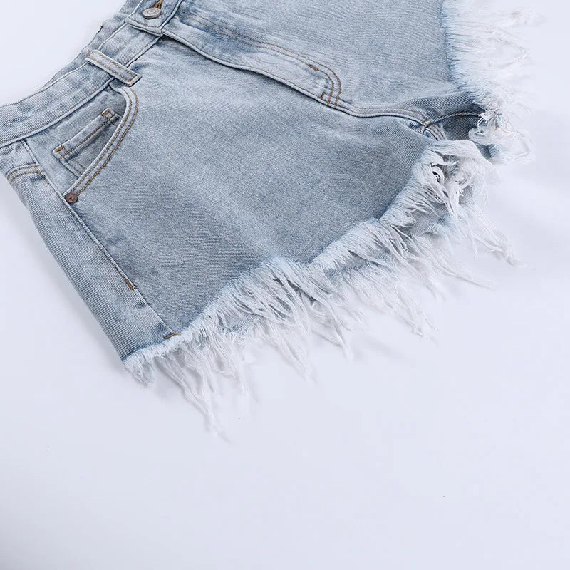 Streetwear Fashion Versatile High Waist Short Pants