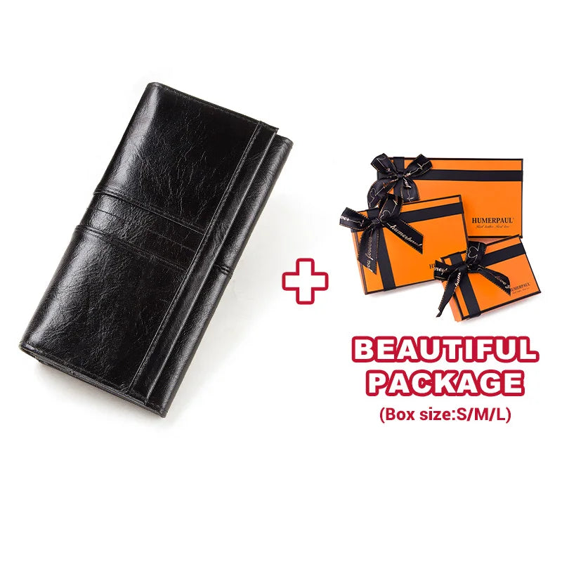 Women's Clutch Bag Genuine Leather Wallets