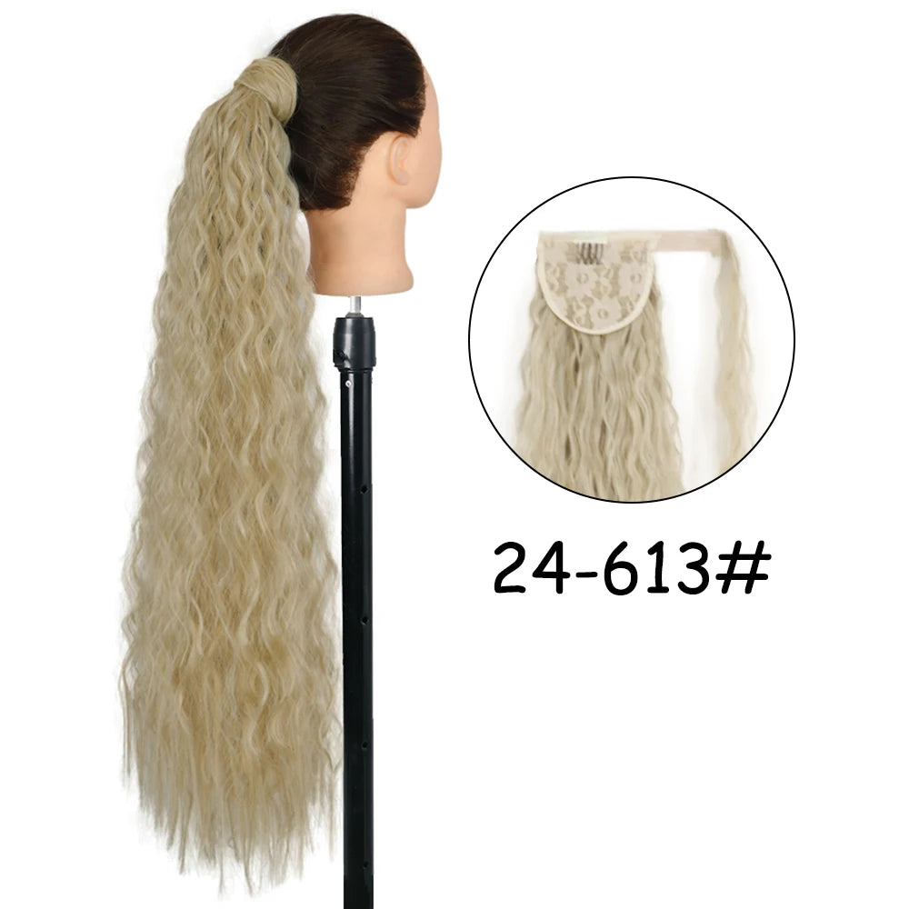 34inches Synthetic Ponytail Hair Extension