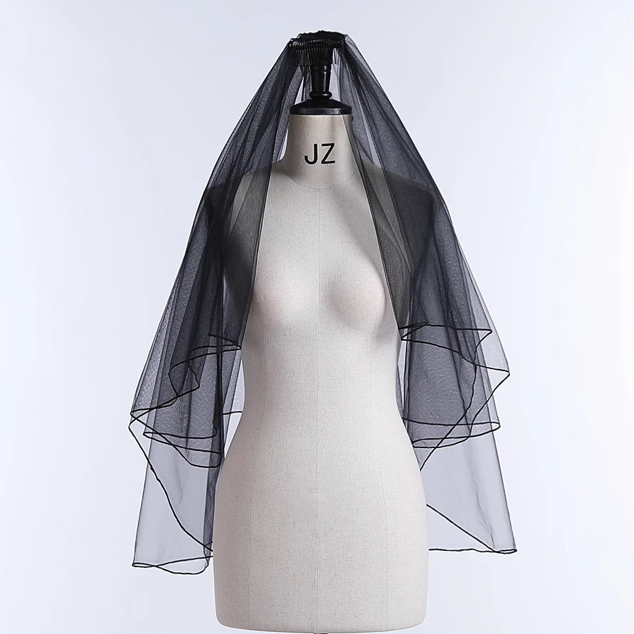 Wholesale Wedding Veils Black Bridal Veils