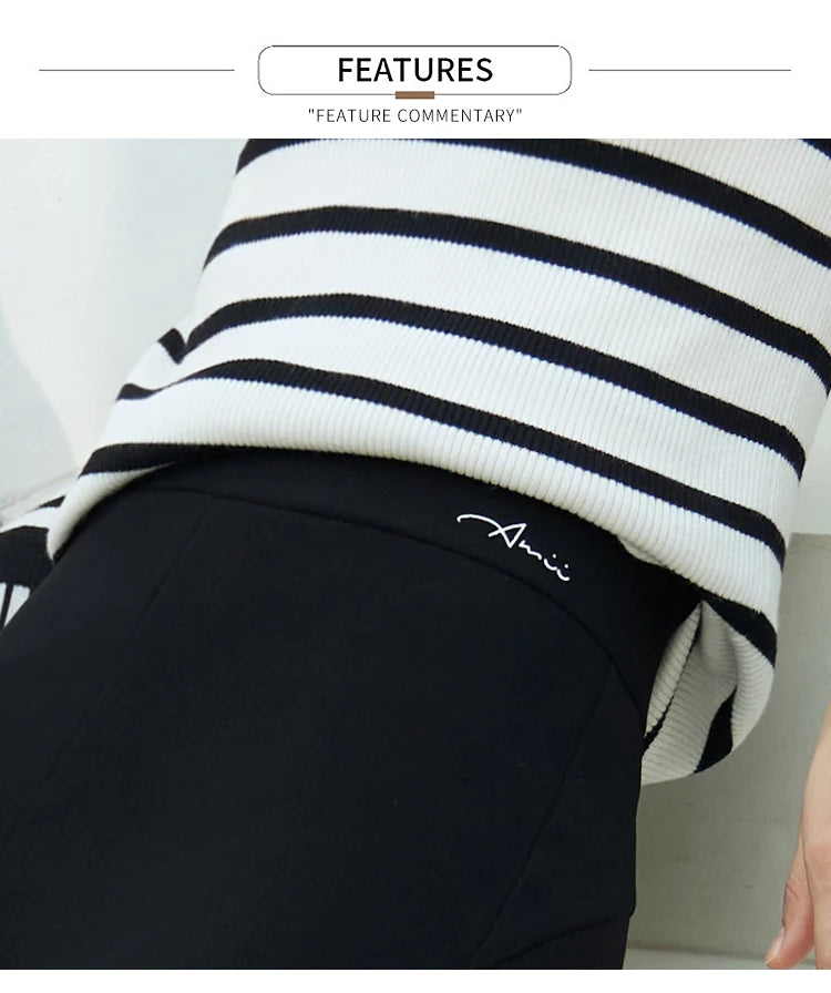 Minimalist Winter Leggings Solid Warm Ankle