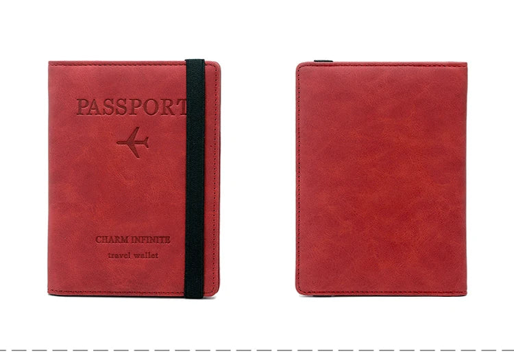 anti-theft multi-functional travel passport holder