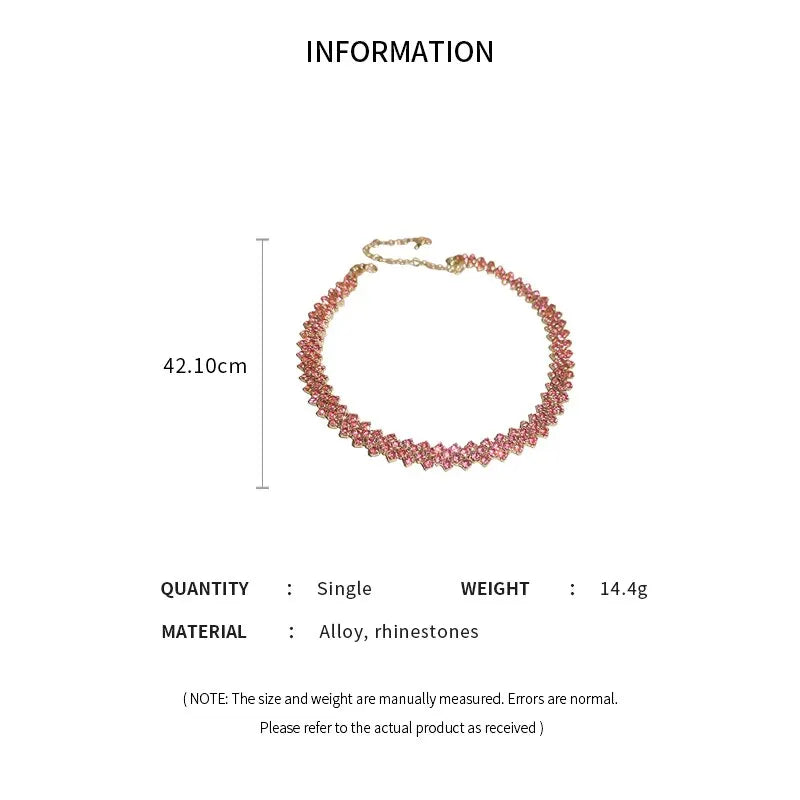 Full Rhinestone Choker Necklace
