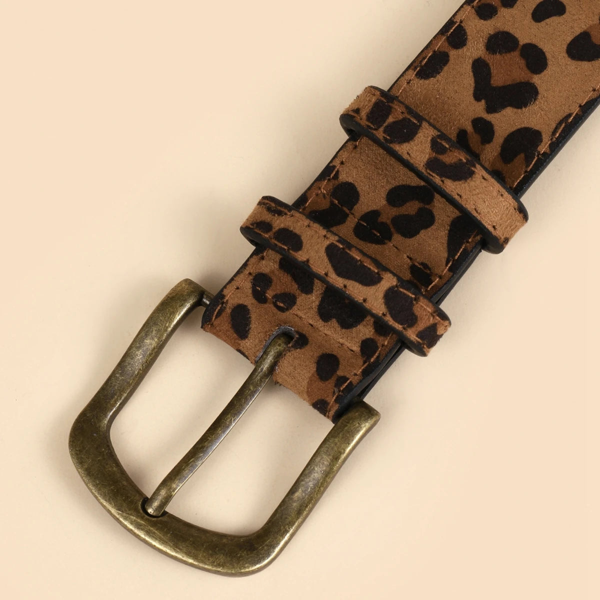 Boho Style PU Leopard Print Belt