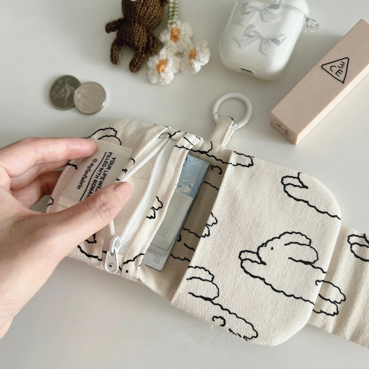 1 Pc Cute Student Coin Purse