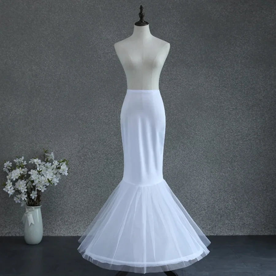 New Arrival White Mermaid Petticoat Underskirt Wedding Accessories