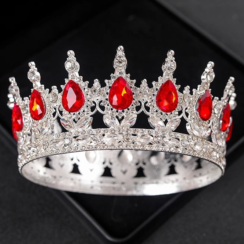 Baroque Round Wedding Crown