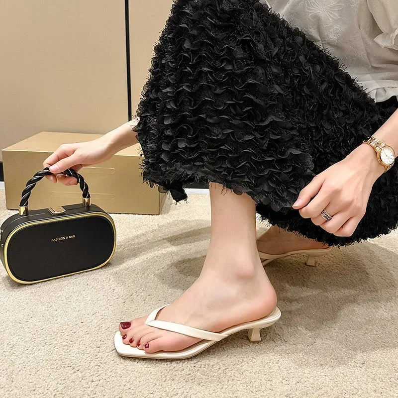 Thin Heel Flip Flops