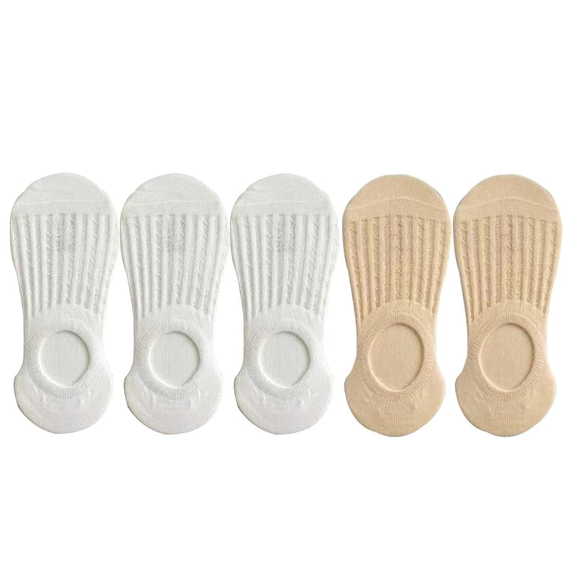 Lace Breathable Silicone Non-slip Cotton Boat Socks