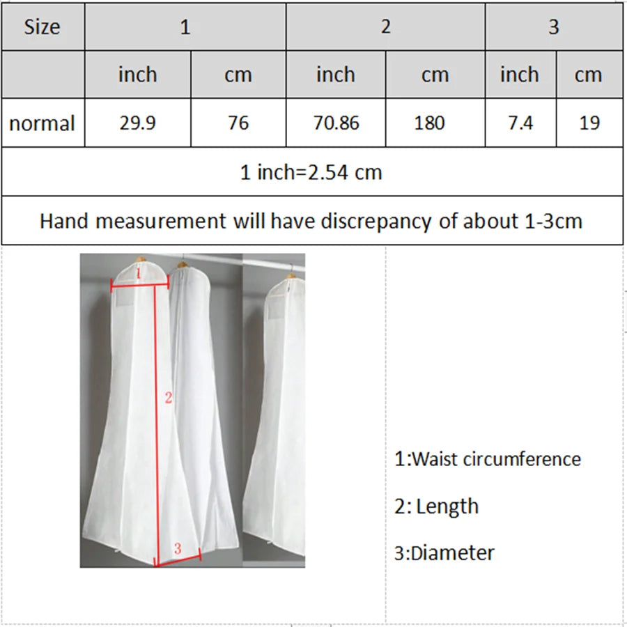 New Arrival Wedding Dress Cover Bags