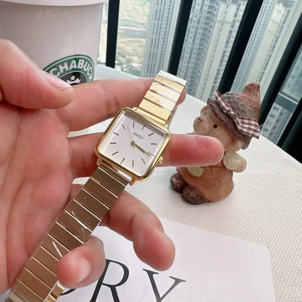 Square Watch Stainless Steel