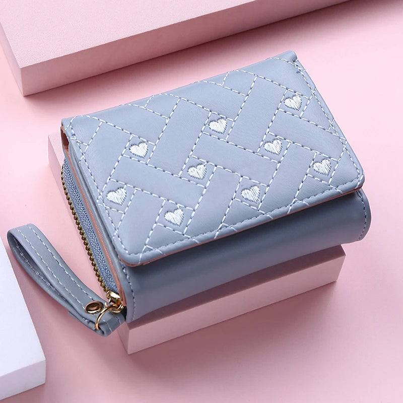 Women's Wallet Tri Fold Card Bag