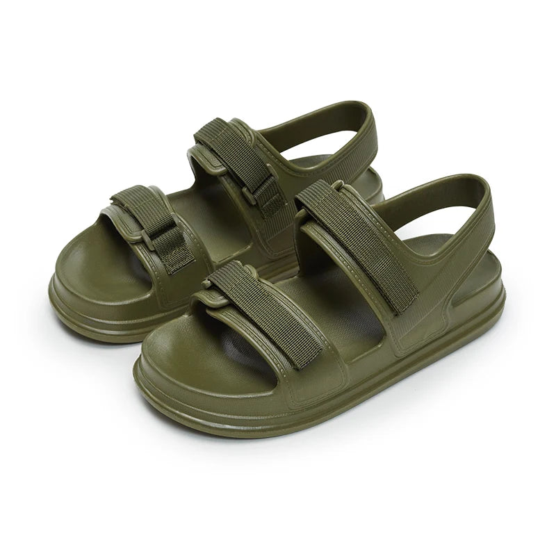 Outside Slides Thick Sole Non-slip Slippers Flip Flops