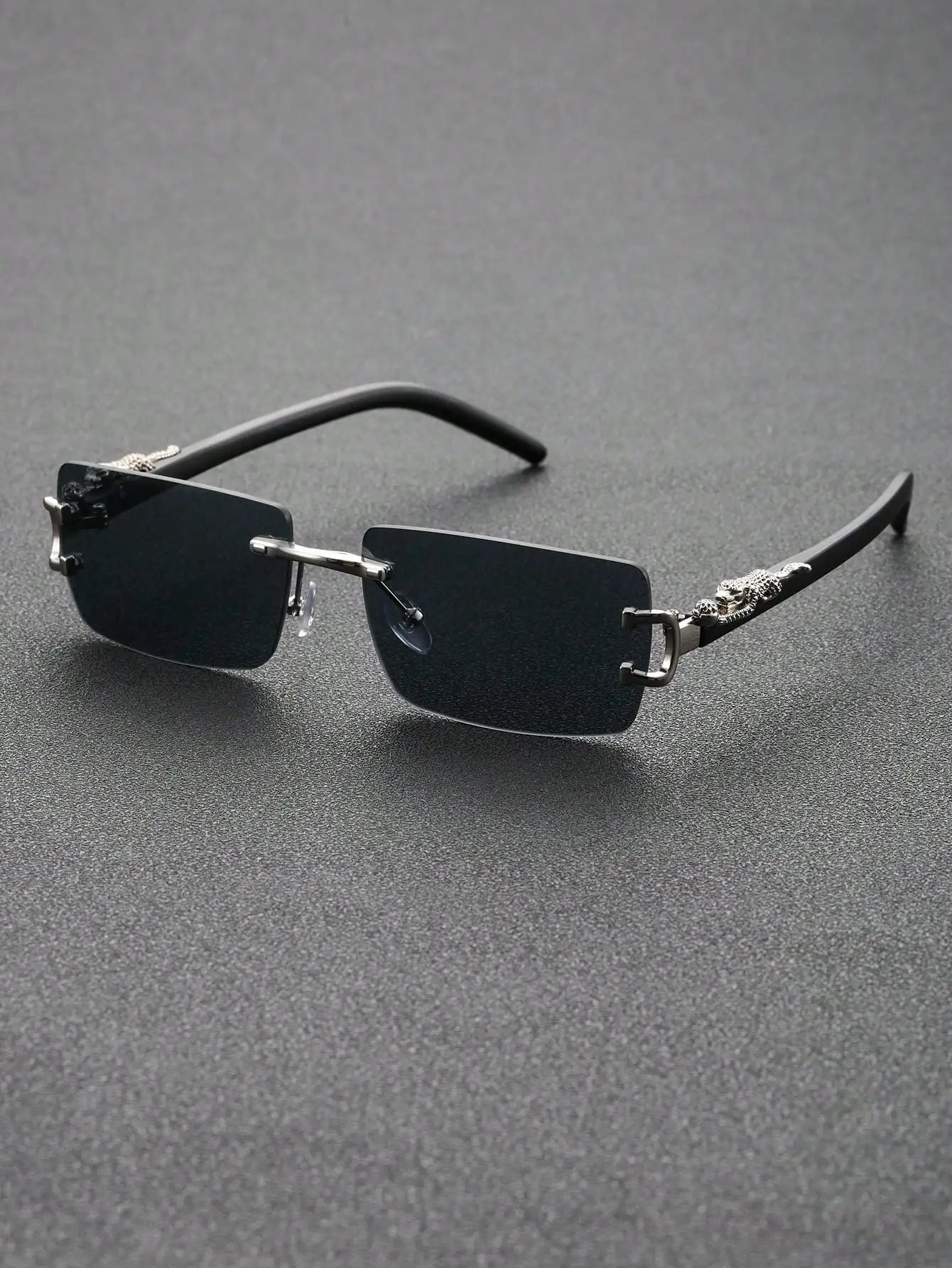 Trendy Frameless Rectangular Personalized Sunglasses