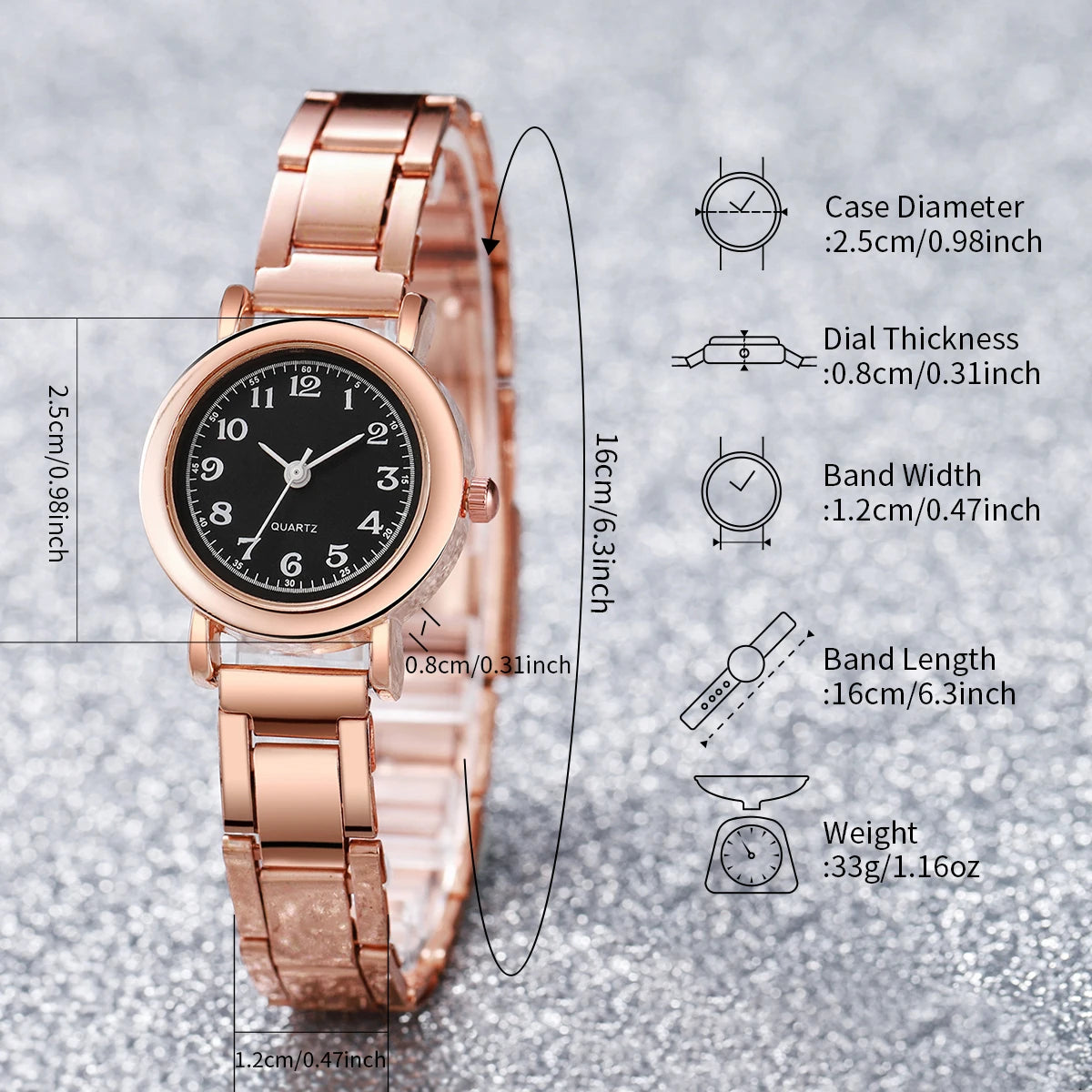 Steel Band Quartz Watch