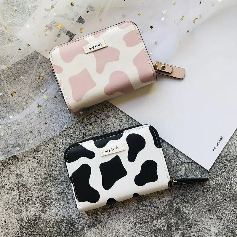 Cute Cow Pattern Coin Purse