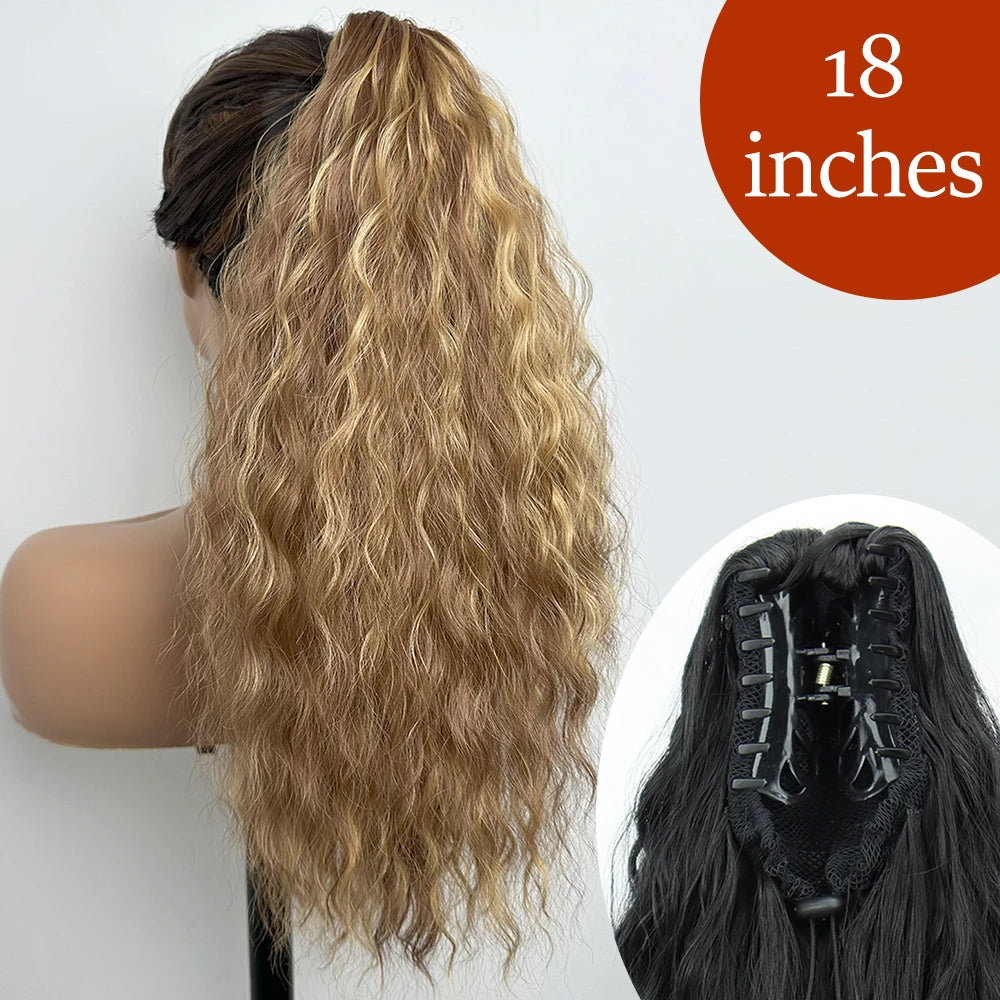 34inches Synthetic Ponytail Hair Extension