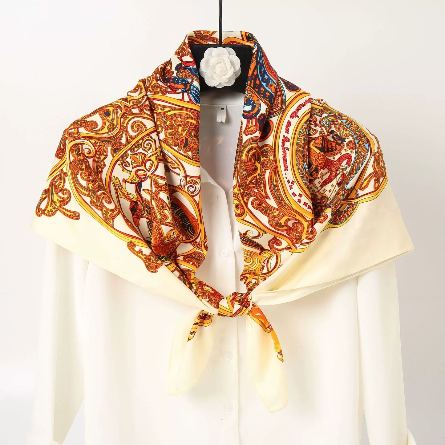 90*90cm Women Scarf Silk