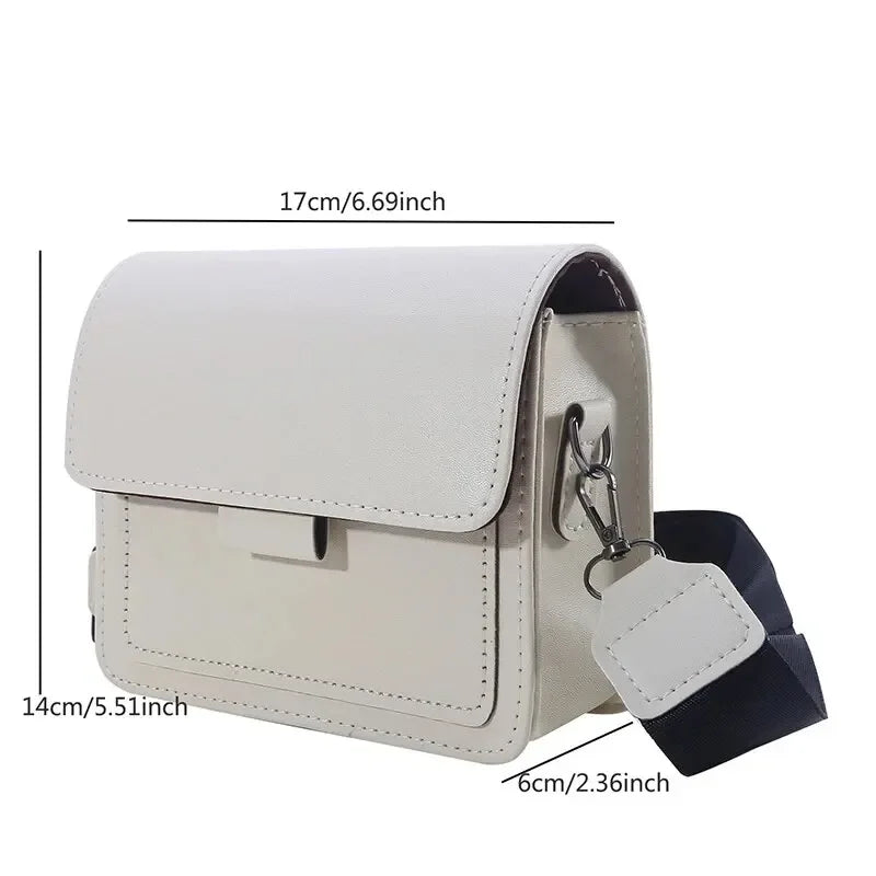 Classic Designer Leather Crossbody Bag
