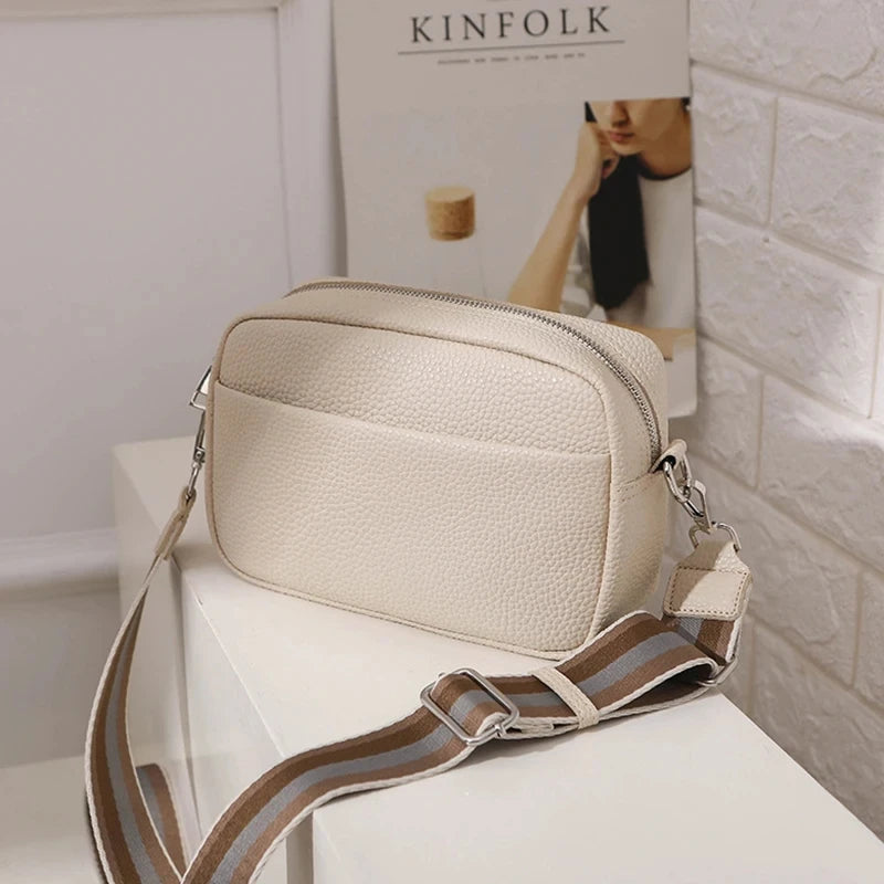 Small Handbag Wide Strap Purse