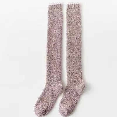 Coral Fleece Over-knee High Socks