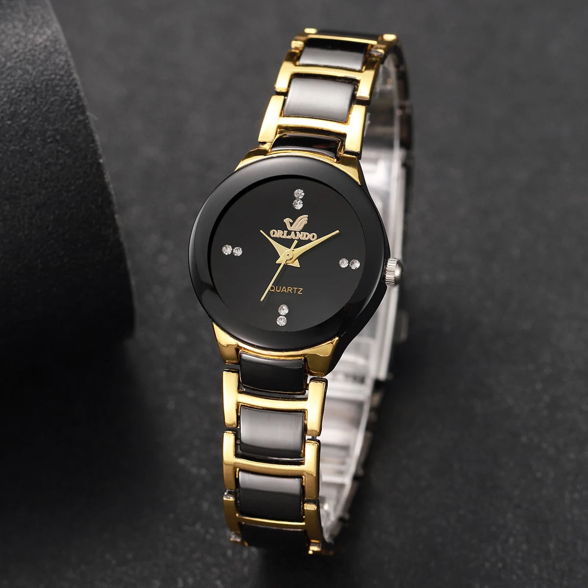 Stainless Steel Band Analog Quartz Watches