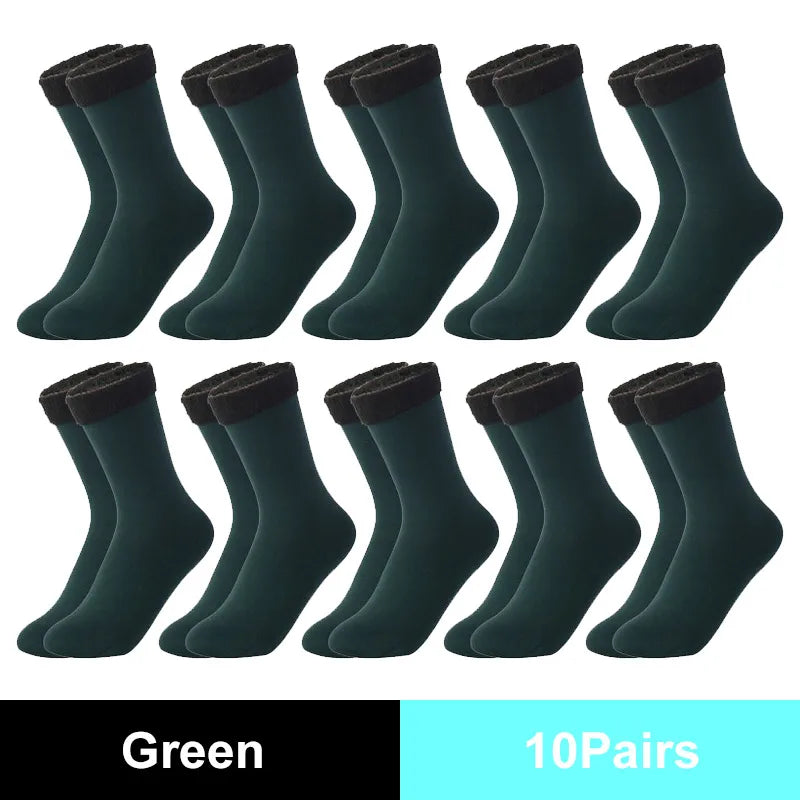 Warm Solid Women Socks