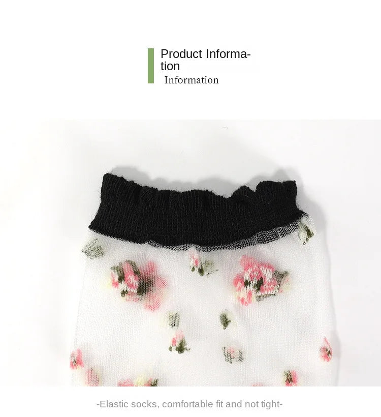 Lace Ruffle Soft Cotton Women's Socks