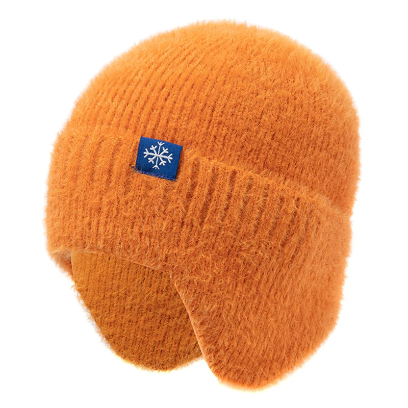 Candy Colors Earflap Winter Hat