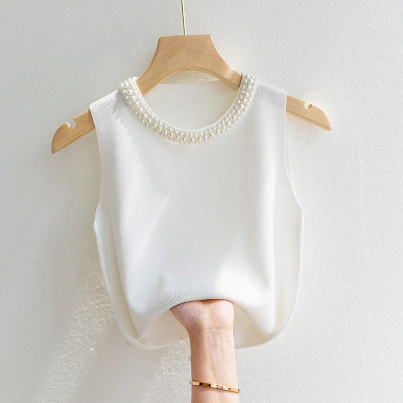 Knitted Vests Women Top