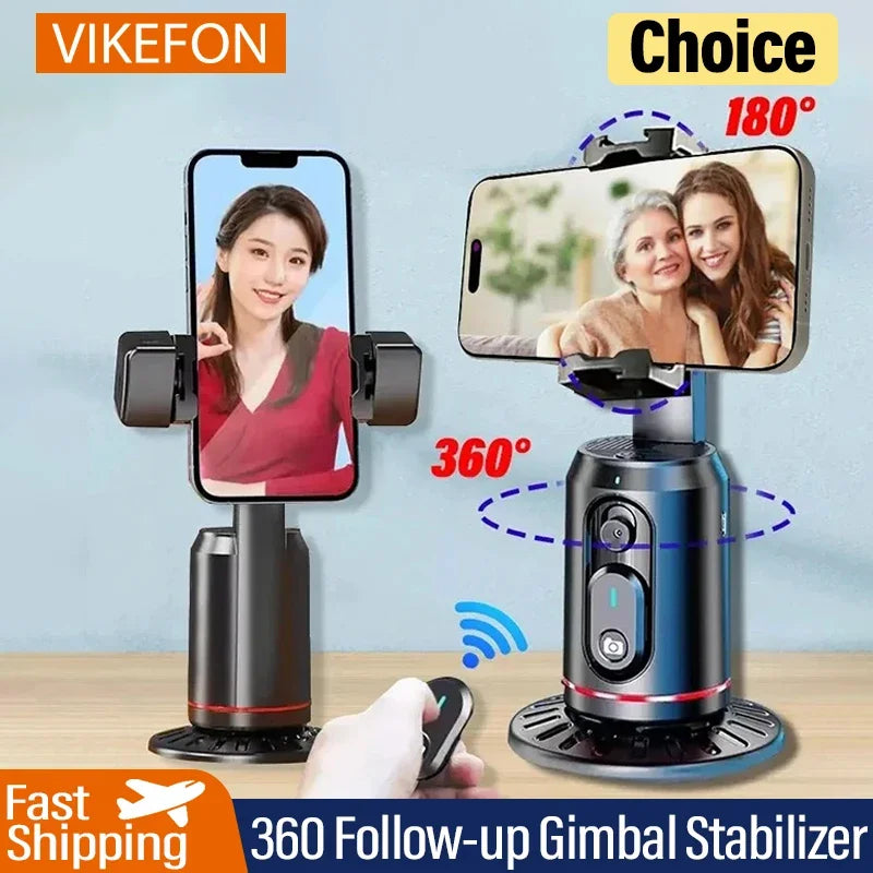 360 Rotation Follow-up Gimbal Stabilizer Monopod