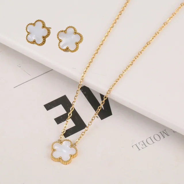 Adjustable New Design Gold Plated Stainless Steel 316L Plant Flower Bracelet