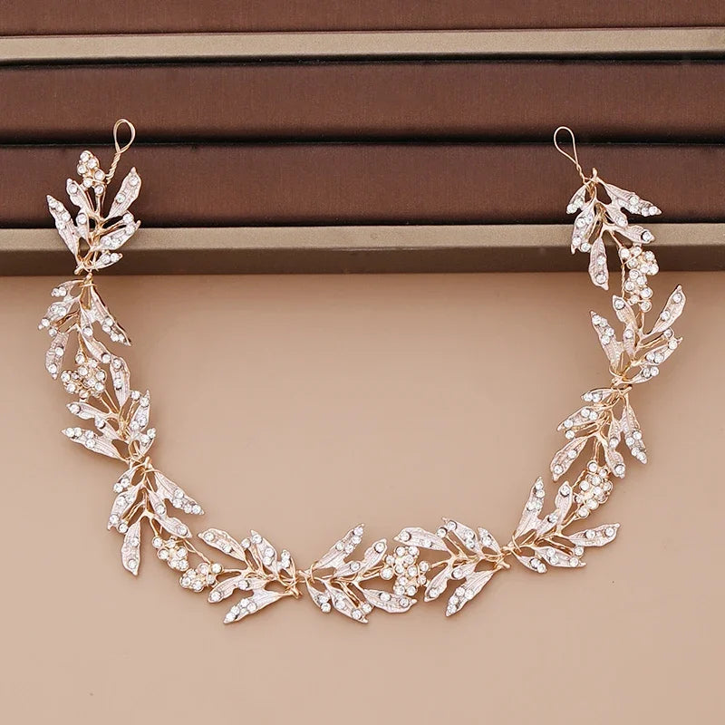 Bridal Pearl Headband Wedding Hair Accessories