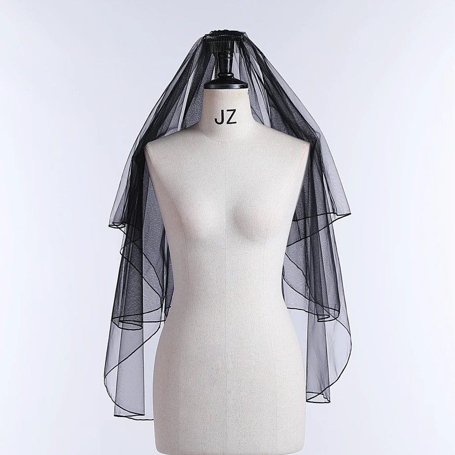 Wholesale Wedding Veils Black Bridal Veils