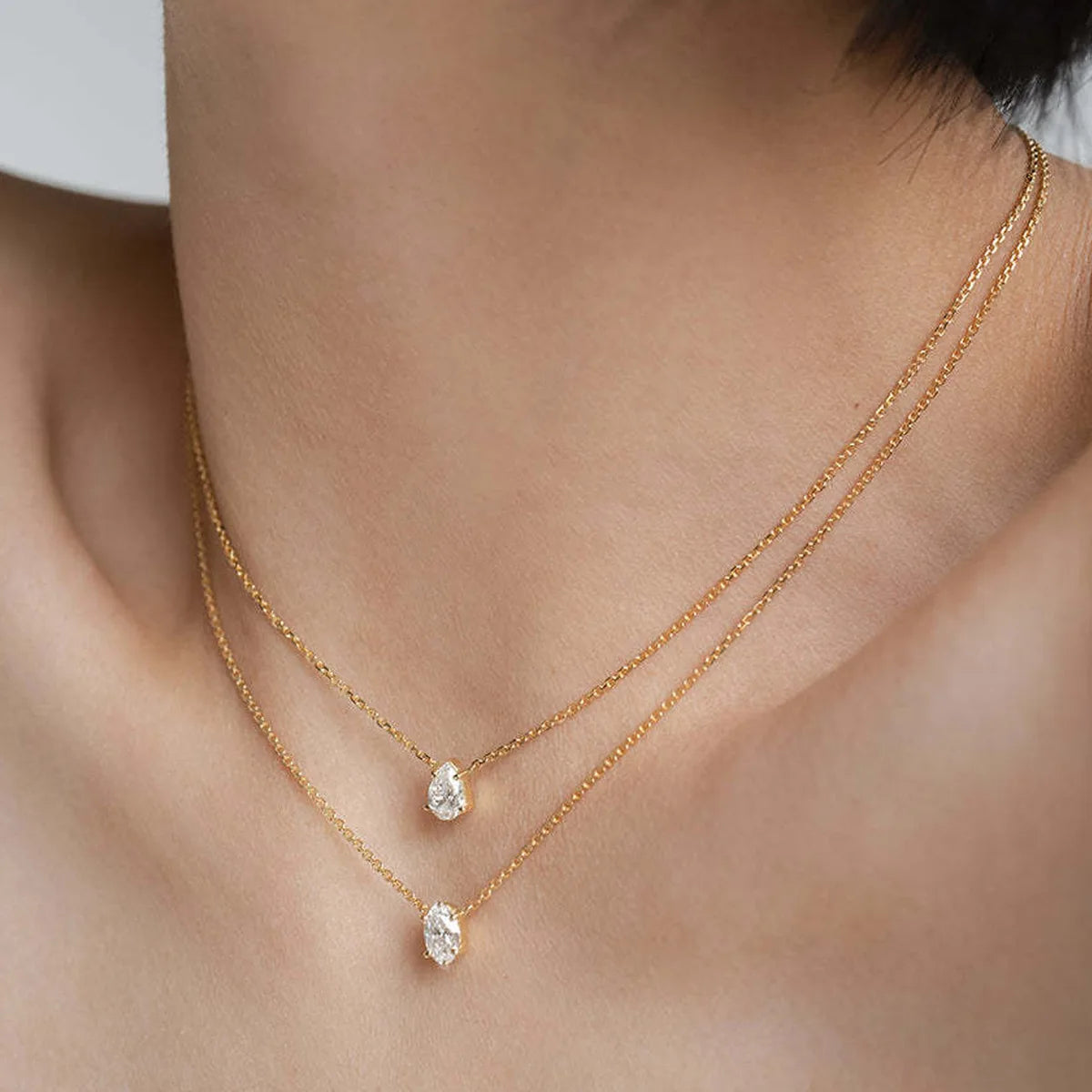 Zircon Pendant Necklace