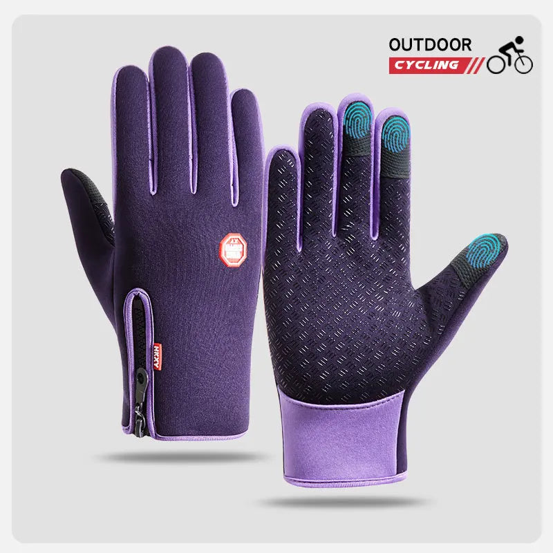 Driving Motorcycle Waterproof Thermal Non-Slip Gloves