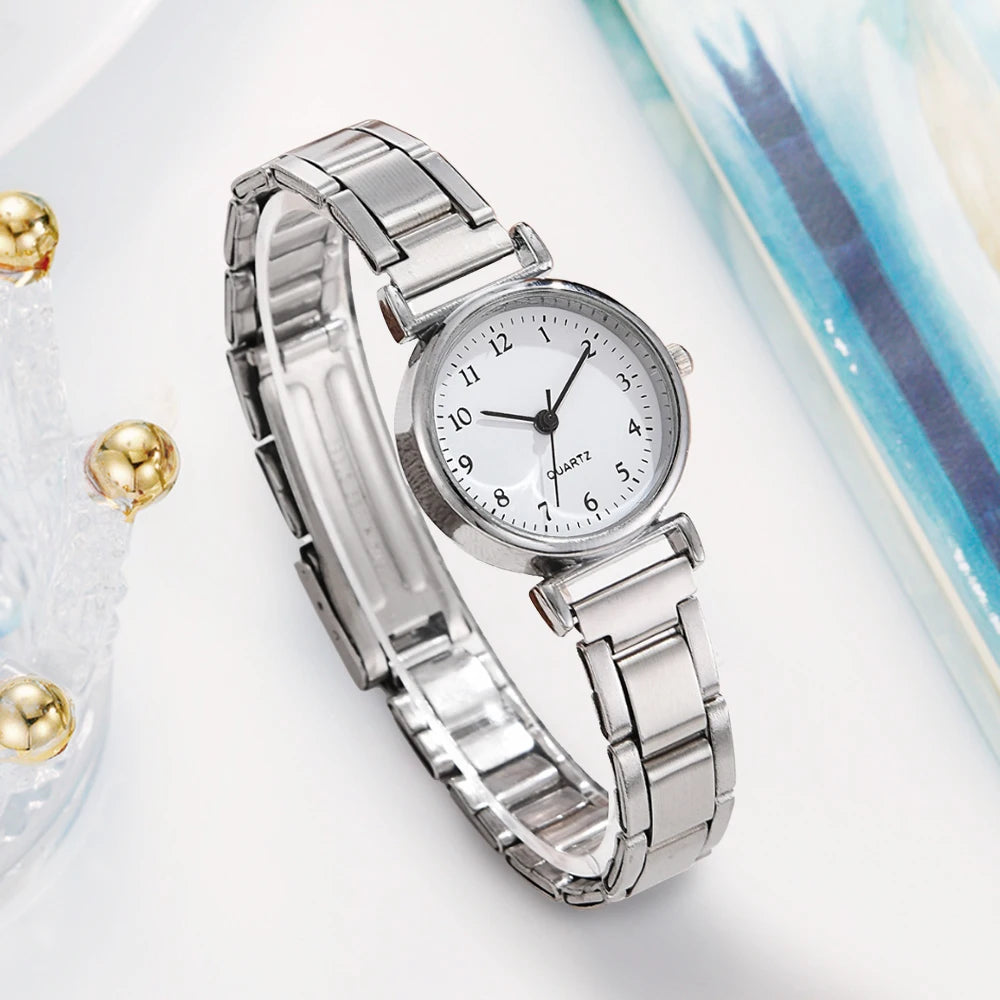 Steel Band Quartz Watch