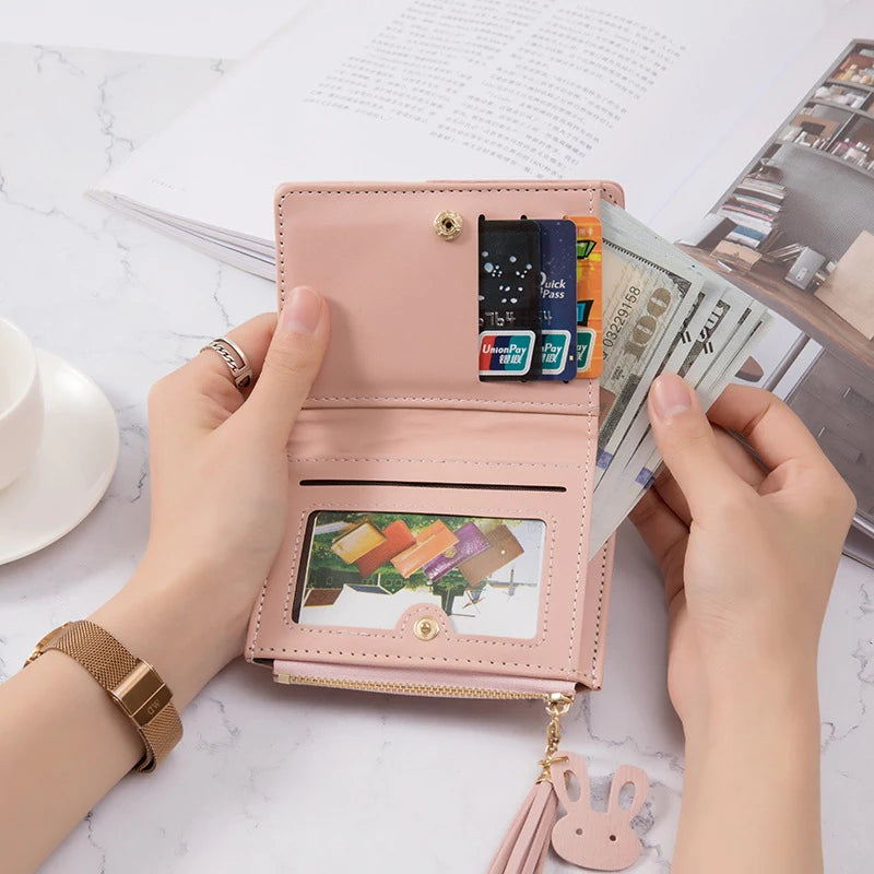 Women Fashion Short Wallet